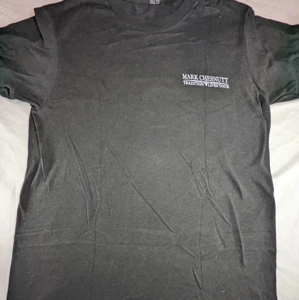 Mark Chesnut  Concert T-shirt 2016 I Shot The Jukebox Traditions Live Tour Small